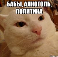 бабы, алкоголь, политика 