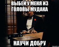 выбей у меня из головы мудака научи добру