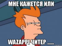 мне кажется или wazappi читер ......
