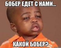 бобер едет с нами... какой бобер?