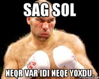 sag sol neqr var idi neqe yoxdu.