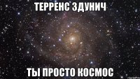 терренс здунич ты просто космос