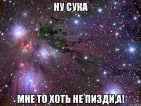 ну сука мне то хоть не пизди,а!