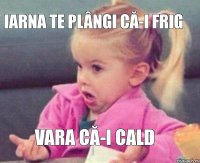 iarna te plângi că-i frig vara că-i cald