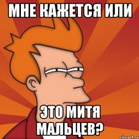 мне кажется или это митя мальцев?