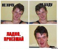 не хочу не буду ладно, приезжай