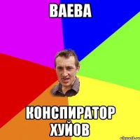 ваева конспиратор хуйов