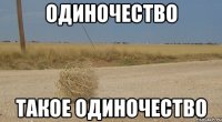 одиночество такое одиночество