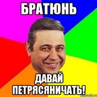 братюнь давай петрясяничать!