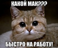 какой мак??? быстро на работу!