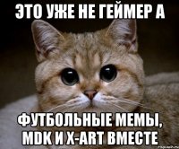 это уже не геймер а футбольные мемы, mdk и x-art вместе