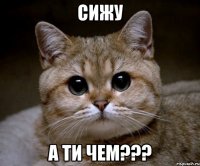 сижу а ти чем???