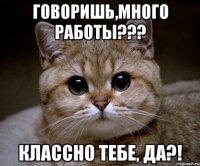 говоришь,много работы??? классно тебе, да?!