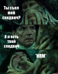 Ты съел мой сендвич? Я и есть твой сендвич *НЯМ*