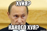 хуйя? какого хуя?