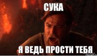 сука я ведь прости тебя