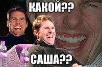 какой?? саша??