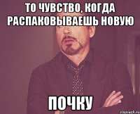 то чувство, когда распаковываешь новую почку