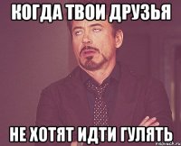когда твои друзья не хотят идти гулять