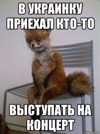 в украинку приехал кто-то выступать на концерт