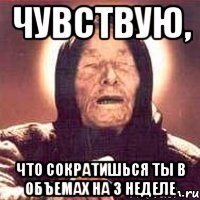 чувствую, что сократишься ты в объемах на 3 неделе