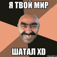 я твой мир шатал xd