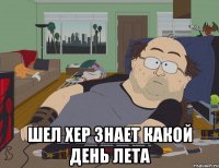  шел хер знает какой день лета