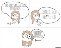 Es qez asum em mi lpta Asum es bayc xi Drutyans mej mti cavt tanem