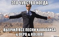 это чувство когда выучил все песни kavabanga & depo & kolibri