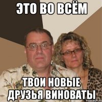 это во всём твои новые друзья виноваты
