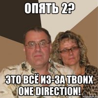 опять 2? это всё из-за твоих one direction!