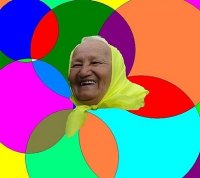 Создать мем баба у сел