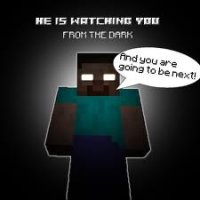 Создать мем HEROBRINE