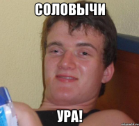 соловычи ура!