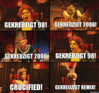 Gekreuzigt 98! Gekreuzigt 2006! Gekreuzigt 2006 Gekreuzigt 98! Crucified! Gekreuzigt Remix!