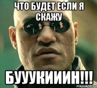 что будет если я скажу бууукииин!!!