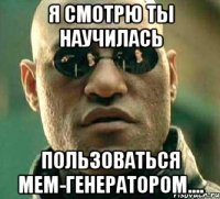 я смотрю ты научилась пользоваться мем-генератором....