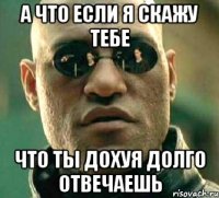 а что если я скажу тебе что ты дохуя долго отвечаешь