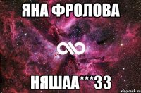 яна фролова няшаа***зз