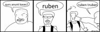 qurs anunt kases? ruben ruben truben