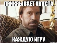 прикрывает хвоста каждую игру