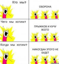 ОБОРОНА ПРЫЖКОВ И КУЧУ ВСЕГО НИКОГДАА ЭТОГО НЕ БУДЕТ