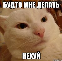 будто мне делать нехуй