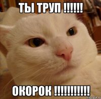 ты труп !!! окорок !!!