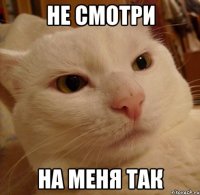 не смотри на меня так