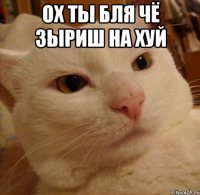 ох ты бля чё зыриш на хуй 