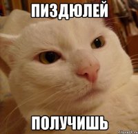 пиздюлей получишь