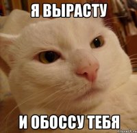 я вырасту и обоссу тебя