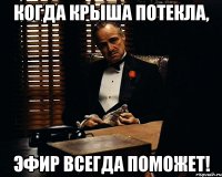 когда крыша потекла, эфир всегда поможет!