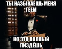 ты называешь меня геем но это полный пиздёшь